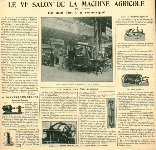 Publicité ancienne salon - , de