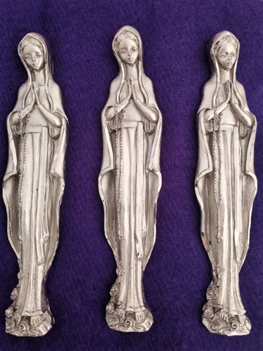 Vierge marie métal étain - marie,,