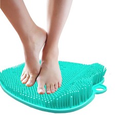Tapis de Bain Douche Confort Ventouse Antidérapant Doux Poils Épineux Pieds Tapis de Massage