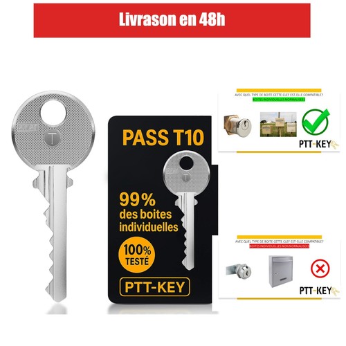 Clé pass ptt t10 pour - ptt, boîte