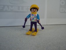 PLAYMOBIL vintage city sports d'hiver famille garçon skieur du set 3684 de 1992