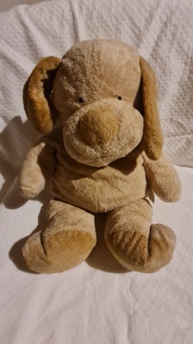 Doudou peluche chien marron - peluche,