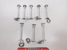 8X Märklin H0 AC 7047 Lampe De Gare En Fonte 130 Mm #EE700-0,5