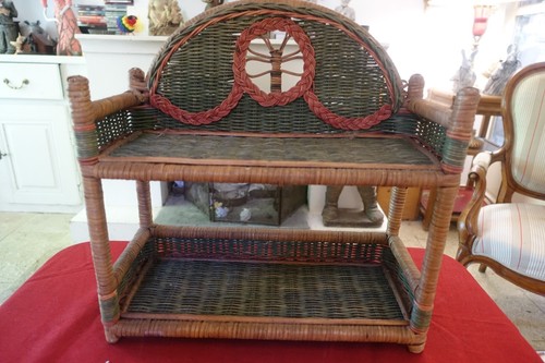 Etagere vintage rotin - etagere, de