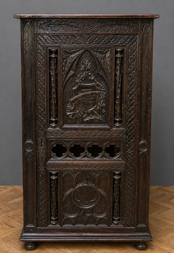 Cabinet chêne richement - cabinet,