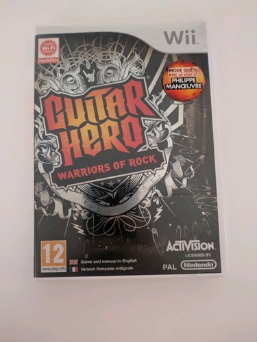 Jeu wii guitar hero - hero, warriors