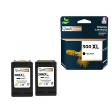 300XL fabriqué en France, 2 Cartouche d'encre compatible pour HP 300 XL Noir CC6