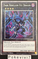 Carte YU-GI-OH! DARK REBELLION XYZ DRAGON RA04-EN237 PSR NEUF