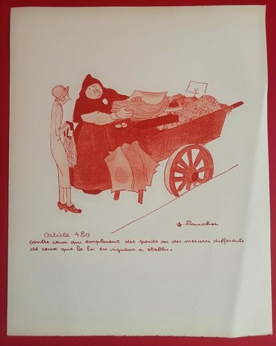 Estampe jacques touchet - jacques,