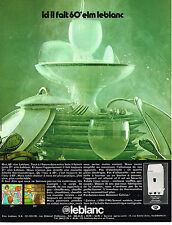 PUBLICITE  1971   ELM  LEBLANC  chauffe-eau