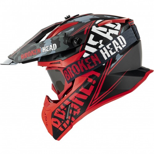 Casque cross brisé squadron - brisé,