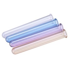  4 Pcs Tube Plastique Transparent Eprouvette Tubes À Essai De Laboratoire