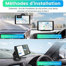 Carplay sans fil, Écran 7" Tactile HD, Android Auto, AirPlay, Awesafe CLP1