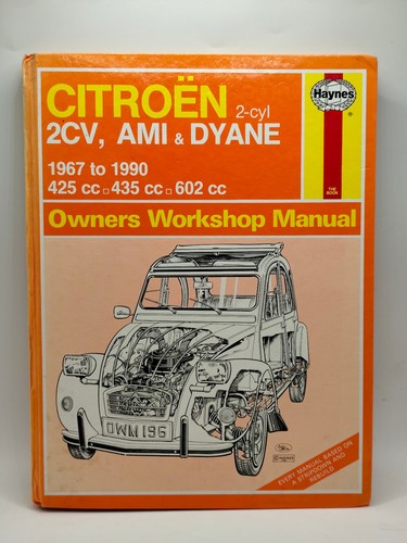 Haynes citroën 2cv ami - 2cv, dyane