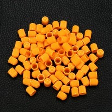 bouchons valve jaune plastique