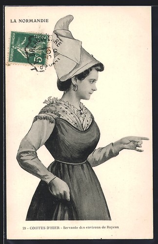 Cpa servante des environs - des,