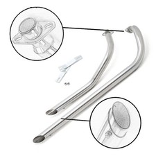 Pour HONDA Shadow Paire Pot d'échappement Silencieux VT750 VT400 VT 750 400 Neuf