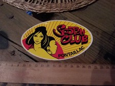 Ancien autocollant discothèque night club stotch Pontaillac royan