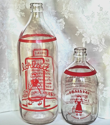 Ancienne bouteille lait - ancienne, de