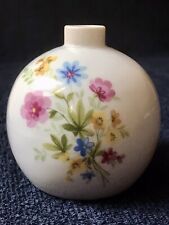 Vase boule. Décor Floral. -