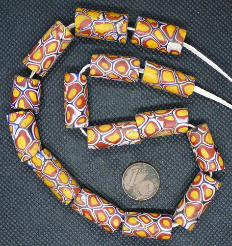 Perles millefiori verre - millefiori, murano
