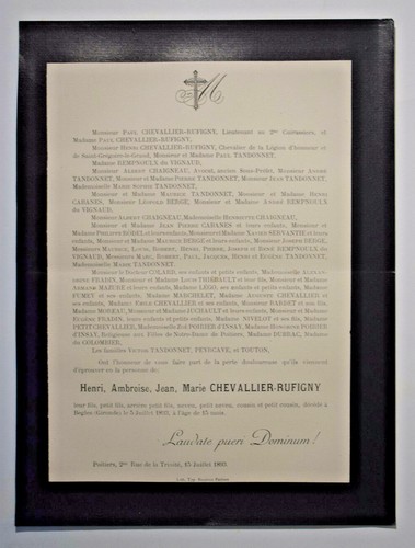 Henri chevallier rufigny - henri,