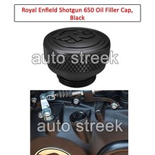 Capuchon De Remplissage D'Huile Machiné Royal Enfield Shotgun 650, Noir