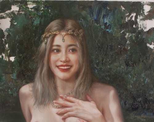 Tableau peinture érotique - peinture,