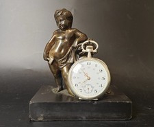 Ancien porte montre gousset  pocket watch stand hold French Antique xixeme 