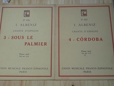 Albéniz, 3 partitions