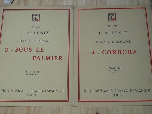 Albéniz partitions - 3,