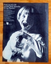 Publicité Papier - Montre LIP