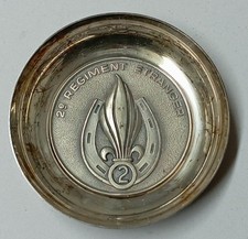COUPELLE MILITAIRE METAL ARGENTE 2° REGIMENT ETRANGER LEGION ETRANGERE
