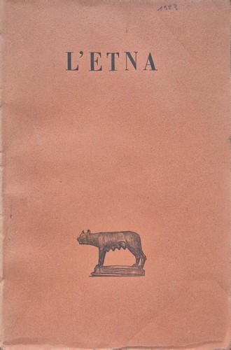 Etna poème budé - l'etna, –