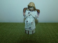 Priant Ange Bien Um 1920 ! Très Décoratif! De Porcelaine Biscuit ! Nr.2