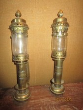 2 lampes à bougie anciennes