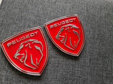 2 X LOGO Metal Emblèmes LION