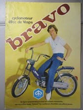 PROSPECTUS  VESPA CYCLOMOTEUR  BRAVO PIAGGIO 1977