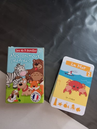 Jeu familles mes animaux - familles,