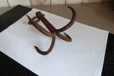 ancien crochet grapin fer