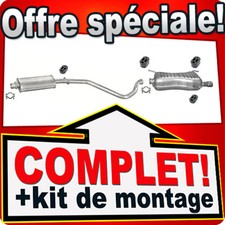 Ligne pot d'échappement pour PEUGEOT 306 2.0 Hayon Silencieux