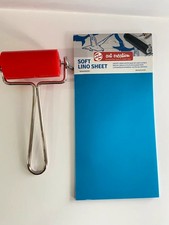 Set Linogravure plaque lino