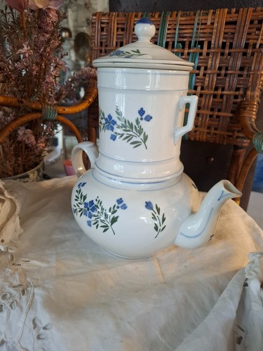 Cafetière decor aux bleuets - 1,