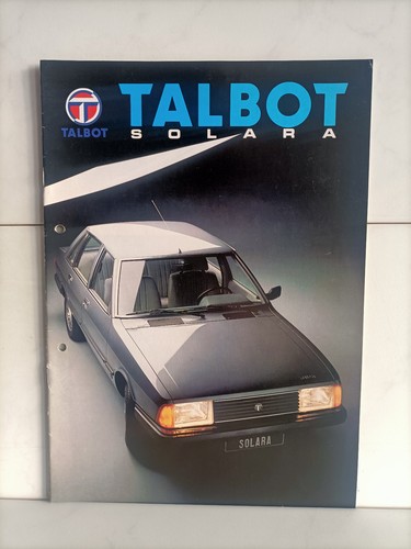 Prospekt talbot solara 1982 - solara,