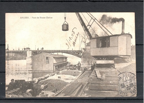 Cpa france angers 1905 pont - france,