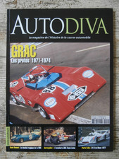 AUTODIVA N°10 GRAC 1971-1974  / René BONNET /LIRA Team Lotus / 24 H du Mans 77