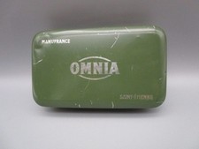 Boite en tole publicitaire ancienne " OMNIA manufrance "