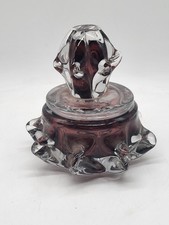 Bonbonnière vintage en verre