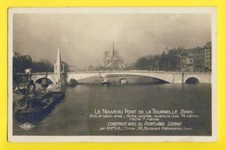 cpa FRANCE 75 - PARIS Le Nouveau PONT de la TOURNELLE Ciment PORTLAND LOISNE