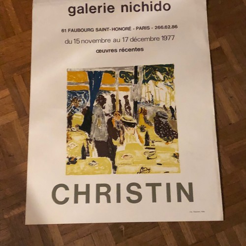 Superbe affiche lithographique - affiche,